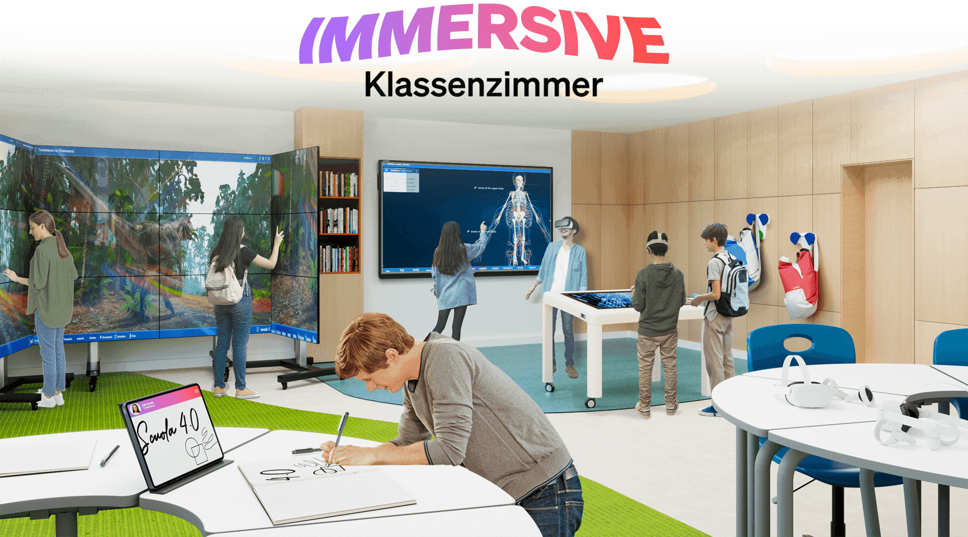 Die Schule der Zukunft ist digital, interaktiv und immersiv!