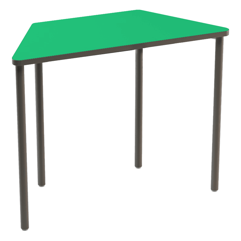 Trapezoidal desk