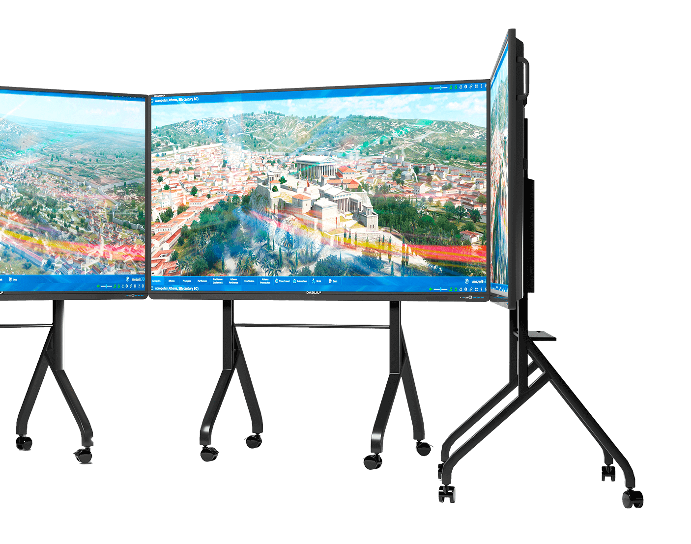 Interactive Monitors<br />
DABLIUTOUCH 86" or 100"