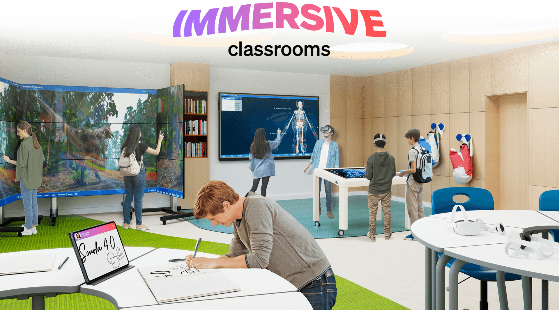 The school of the future is digital, interactive & immersive!