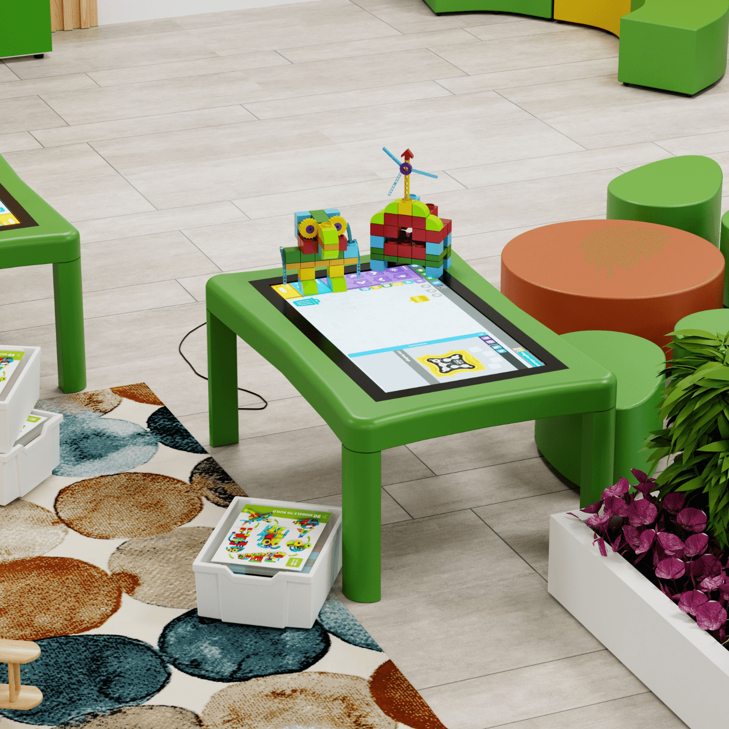 Compatibile con il Tavolo Interattivo<br />
Dabliu 43" primaria!