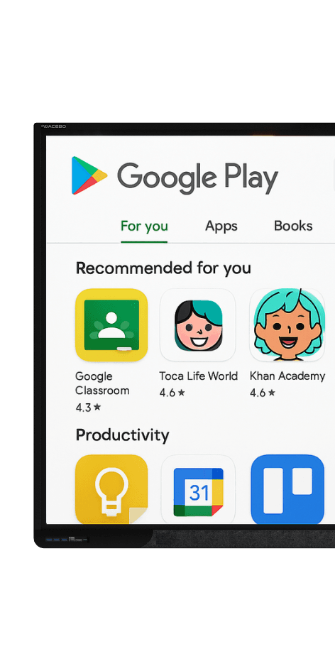 Le tue app di sempre,<br />
subito pronte all’uso